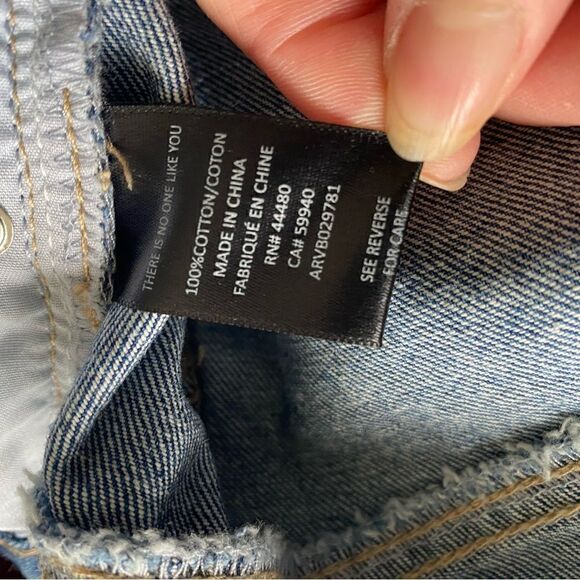 NWOT AFRM | Distressed button fly Plus size Jean Size 35 - Picture 8 of 8